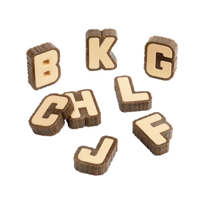 Alternate Image #1 of Bark Block Alphabet Letters - 36 Pieces