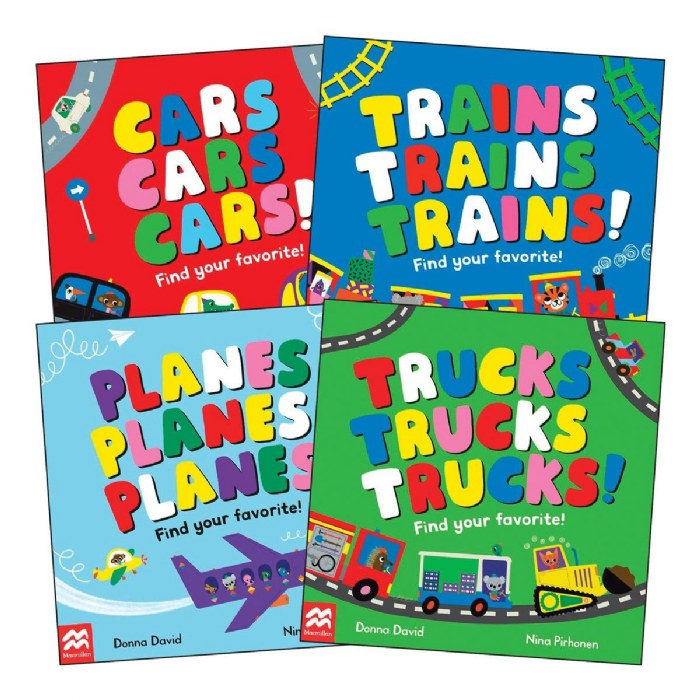 Primary Image of Transportation Board Books - Set of 4