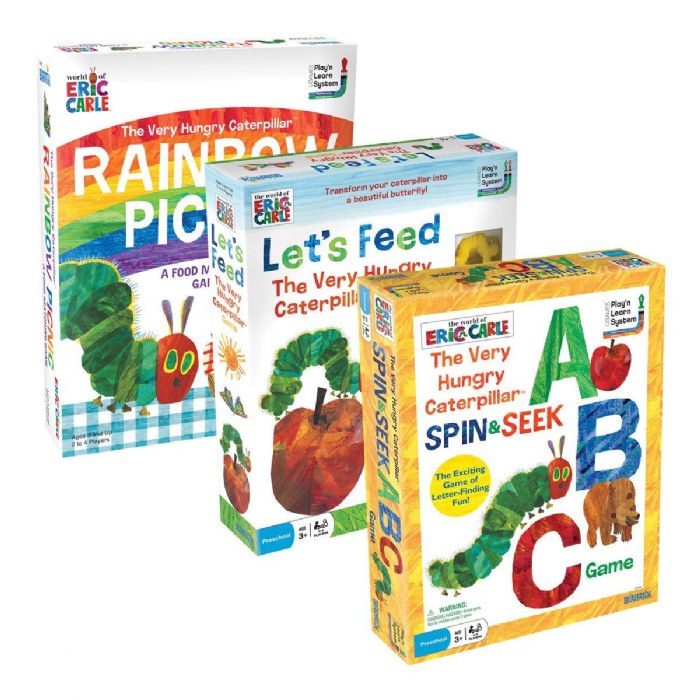 Primary Image of Very Hungry Caterpillar Games - Set of 3