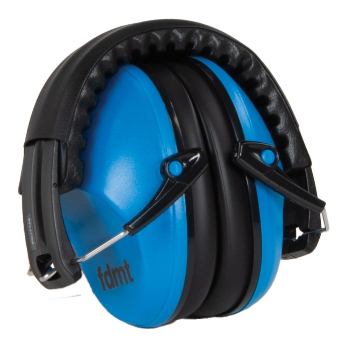 Alternate Image #1 of Noise Reduction Headphones - Blue