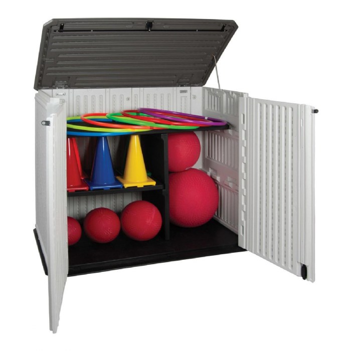 Alternate Image #1 of Outdoor Shed with Shelving