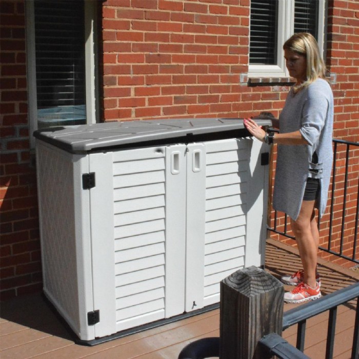 Alternate Image #1 of Outdoor Shed with Shelving