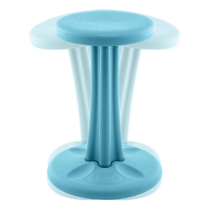 Alternate Image #1 of 18.7" Kore Wobble Chair - Calming Colors - Pale Blue