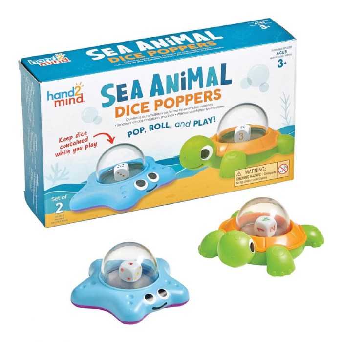 Alternate Image #1 of Sea Animal Dice Poppers