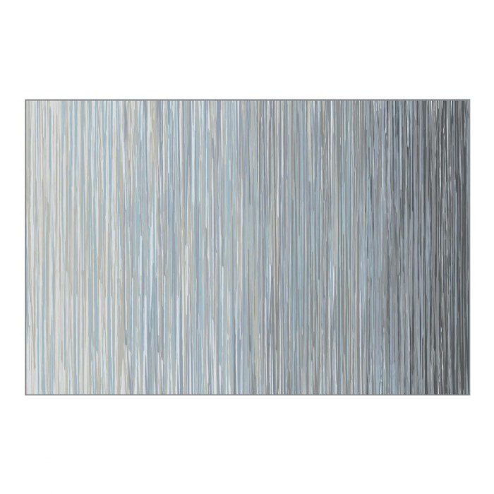 Primary Image of Sense of Place Nature's Stripes Carpet - Blue - 4' x 6' Rectangle