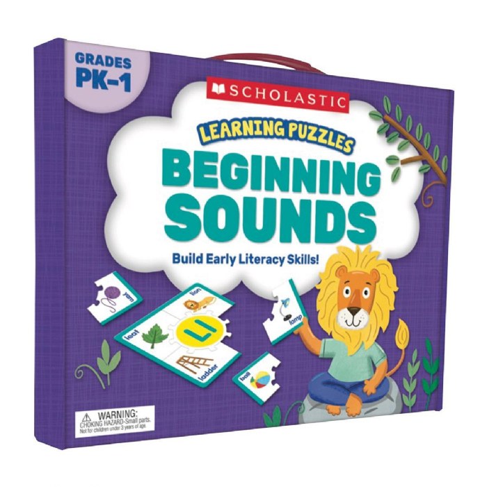 Alternate Image #1 of Beginning To Read Puzzle Set with Vowels, Rhyming, and Sounds - Set of 3