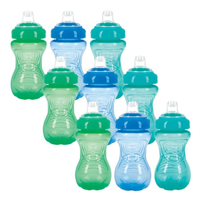 Primary Image of Easy Grip Soft Spout Cups - Set of 9
