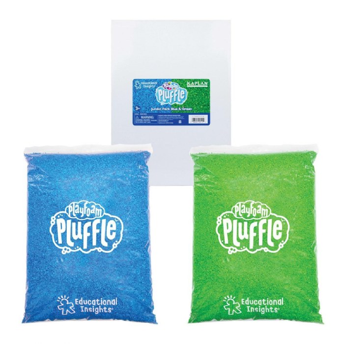 Primary Image of Playfoam Pluffle&trade; Jumbo Pack - Green and Blue