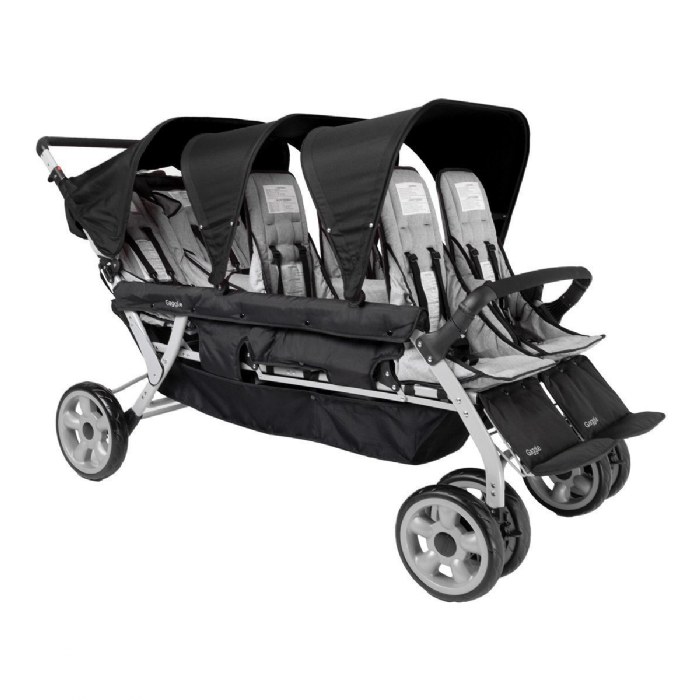Primary Image of Gaggle&reg; Jamboree 6-Seat Stroller - Black