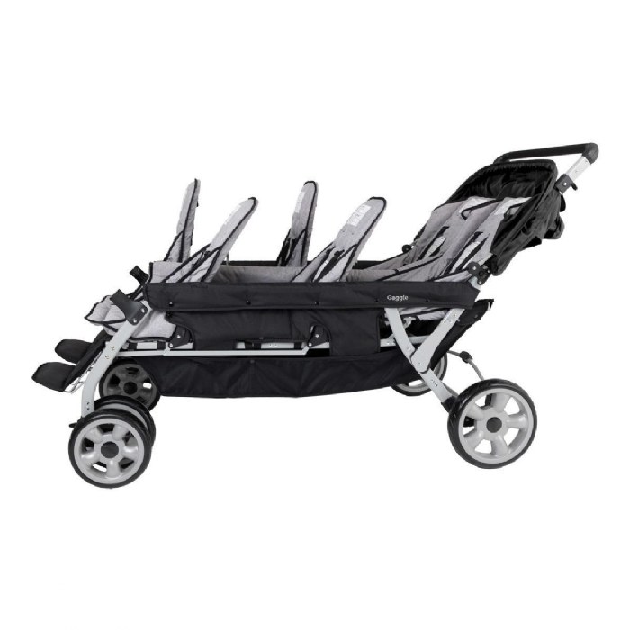 Alternate Image #1 of Gaggle&reg; Jamboree 6-Seat Stroller - Black