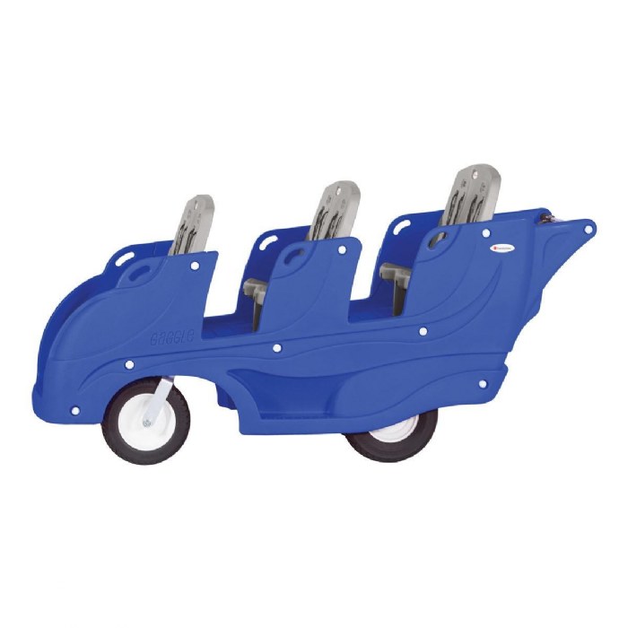 Alternate Image #1 of Gaggle&reg; Parade 6 Child Stroller With 5-Point Adjustable Harness - Blue