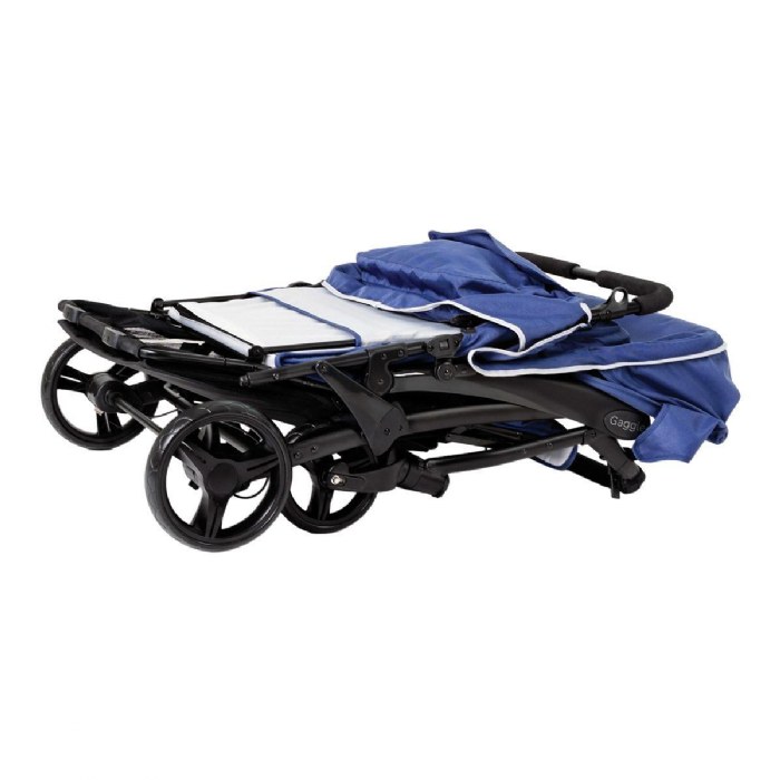 Alternate Image #1 of Gaggle&reg; Odyssey 4-Seat Quad Stroller - Blue/Gray