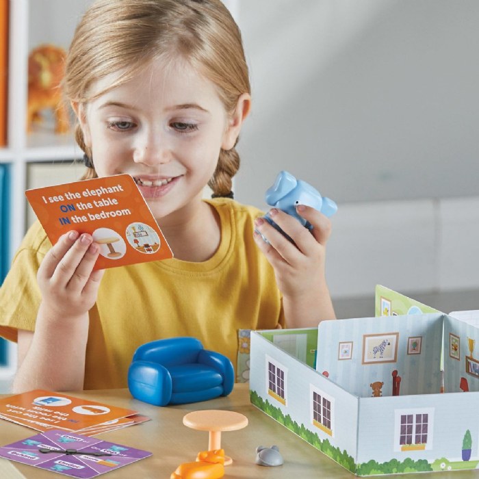 Alternate Image #1 of Elephant in the Room - Positional Words Activity Set