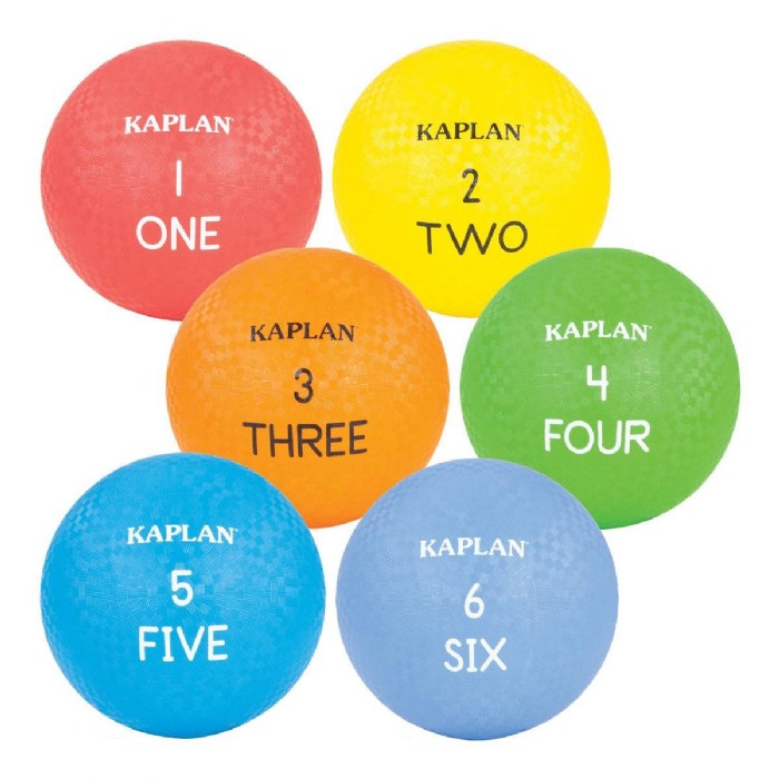 Primary Image of Colored Playground Balls - Set of 6