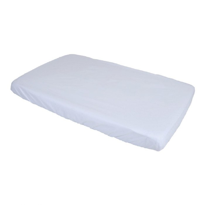 Alternate Image #1 of Standard Compact Crib Sheet - White
