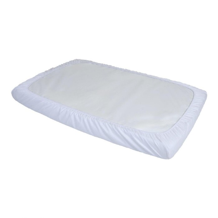 Alternate Image #1 of Standard Compact Crib Sheet - White
