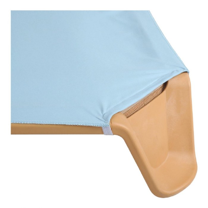 Alternate Image #1 of Standard Cot Sheet - Preschool - Blue
