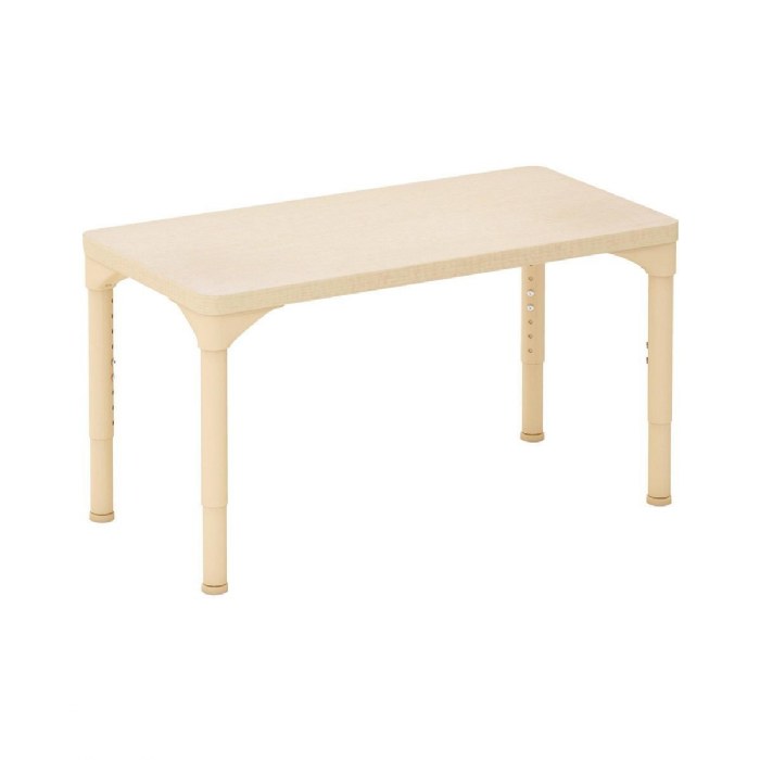 Primary Image of Half Table 36" x 18" Rectangle Table with Adjustable Legs