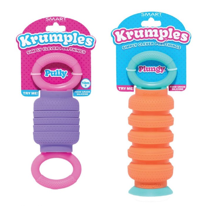 Alternate Image #1 of Krumples Silicone Plungy and Pully - Set of 4