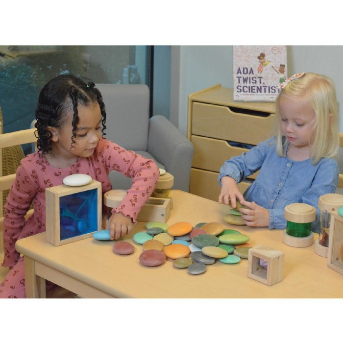 Alternate Image #1 of Natural Sorting Stones - Nature Collection - 36 Pieces