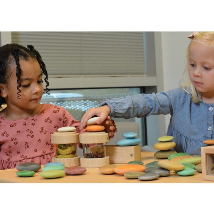 Alternate Image #1 of Natural Sorting Stones - Nature Collection - 36 Pieces