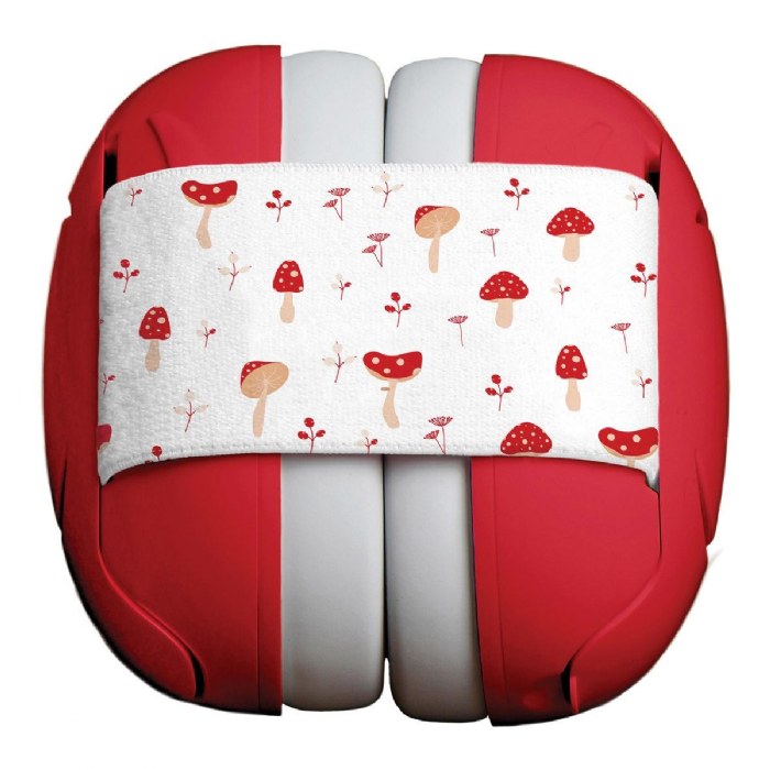 Primary Image of Baby Protective Earmuffs - Mushrooms