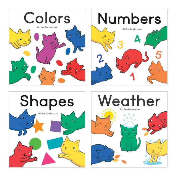 Primary Image of Curious Cats Board Books - Set of 4