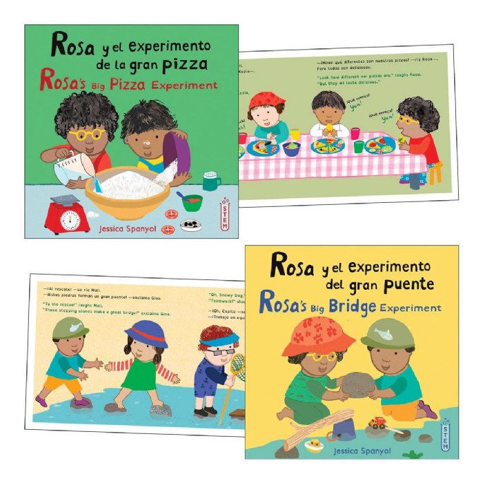 Alternate Image #1 of Rosa's STEM Workshop Bilingual Paperback Books - Set of 8