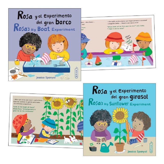 Alternate Image #1 of Rosa's STEM Workshop Bilingual Paperback Books - Set of 8