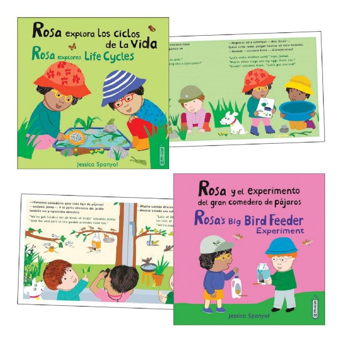 Alternate Image #1 of Rosa's STEM Workshop Bilingual Paperback Books - Set of 8
