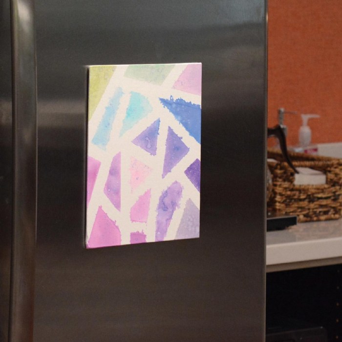 Alternate Image #1 of Fridge Art 8" x 10" Magnetic Panels - Set of 2