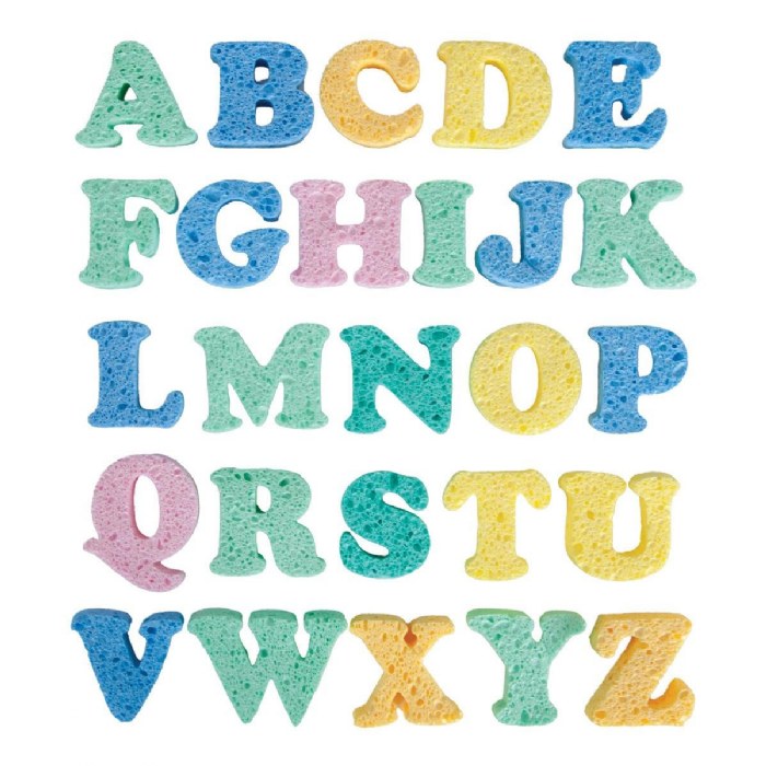 Primary Image of 3" Uppercase Alphabet Super Sponge Set - 26 Pieces