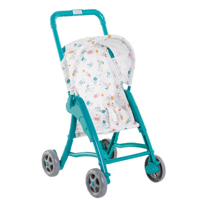 Primary Image of Toddler's First Doll Stroller - Teal