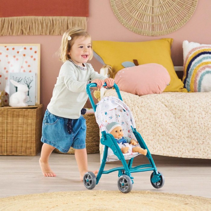 Alternate Image #1 of Toddler's First Doll Stroller - Teal