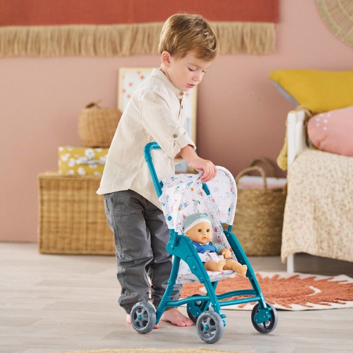 Alternate Image #1 of Toddler's First Doll Stroller - Teal