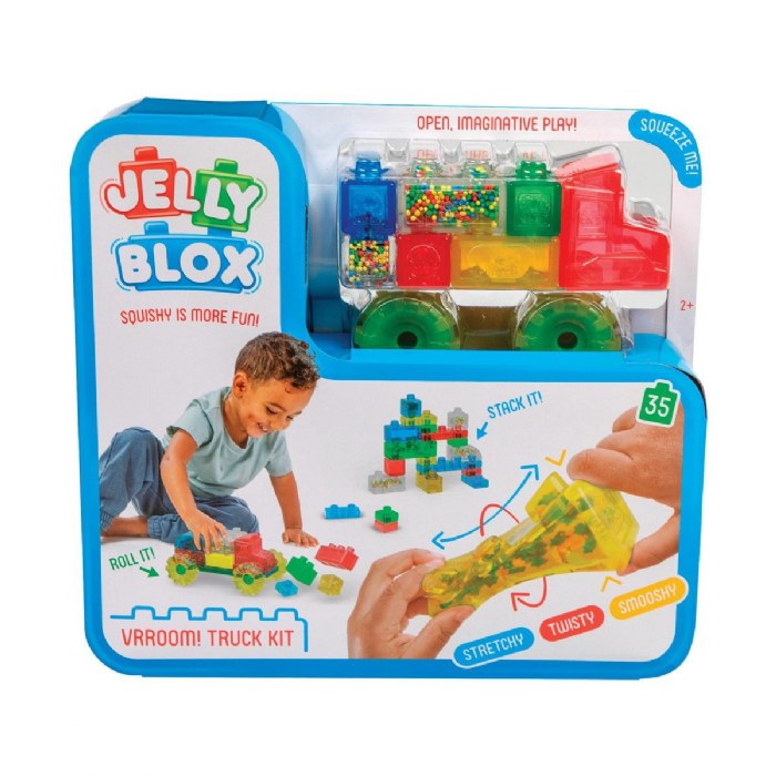 Alternate Image #1 of Jelly Blox Super Truck & Build Set - 35 Pieces