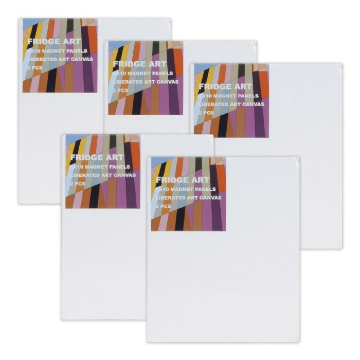 Primary Image of Fridge Art 8" x 10" Magnetic Panels - Set of 10