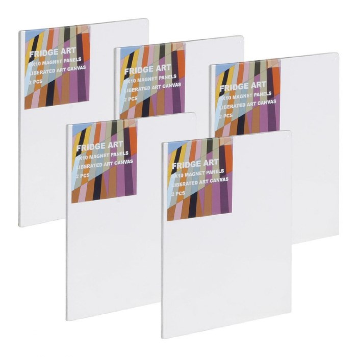 Alternate Image #1 of Fridge Art 8" x 10" Magnetic Panels - Set of 10