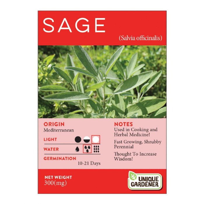 Alternate Image #1 of Sage Seeds 3-Pack