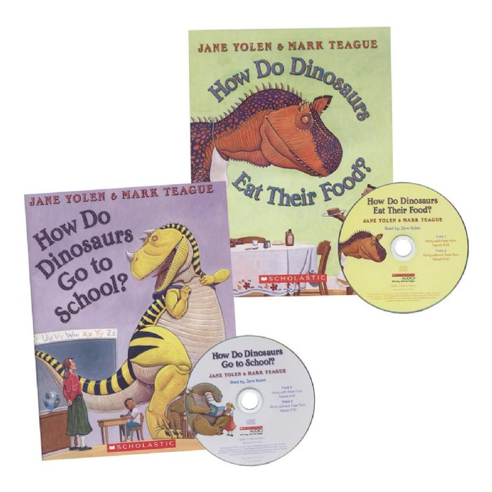 Primary Image of How Do Dinosaurs Book and CD - Set of 2