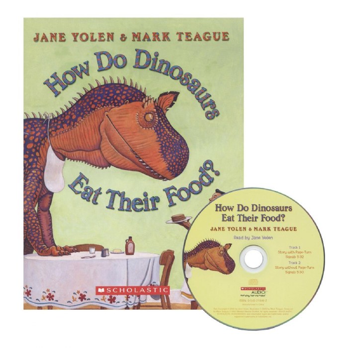 Alternate Image #1 of How Do Dinosaurs Book and CD - Set of 2