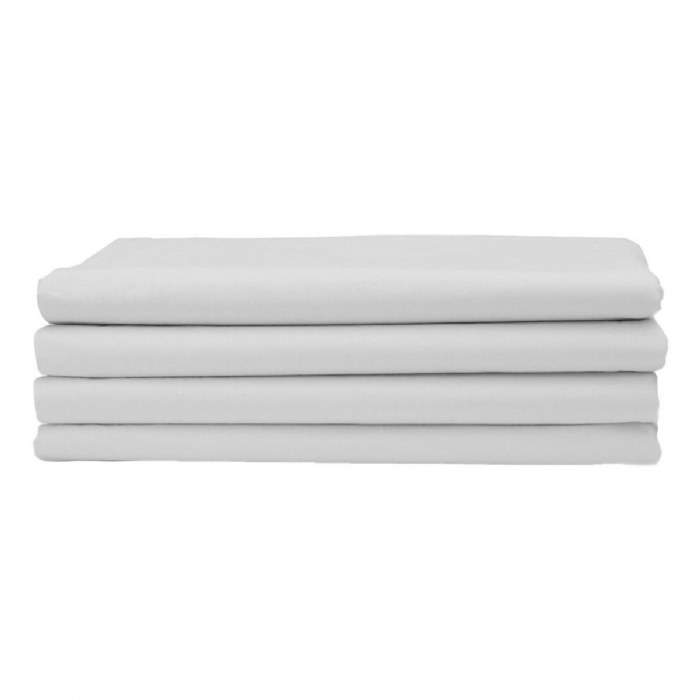 Alternate Image #1 of Toddler White Cot Sheet for Angeles&reg; SpaceLine&reg; Cots - Set of 4