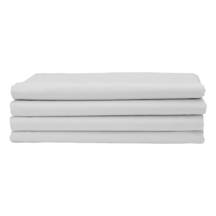 Alternate Image #1 of Value Line Toddler White Cot Sheet - Set of 4