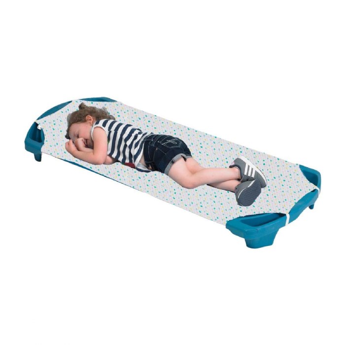 Alternate Image #1 of Standard ABC Pattern Cot Sheets for Angeles&reg; SpaceLine&reg; Cots - Set of 4