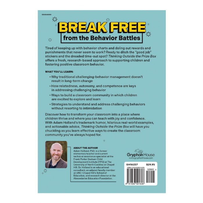 Alternate Image #1 of Thinking Outside the Prize Box: Navigating Challenging Behaviors in Today's Classroom - Paperback