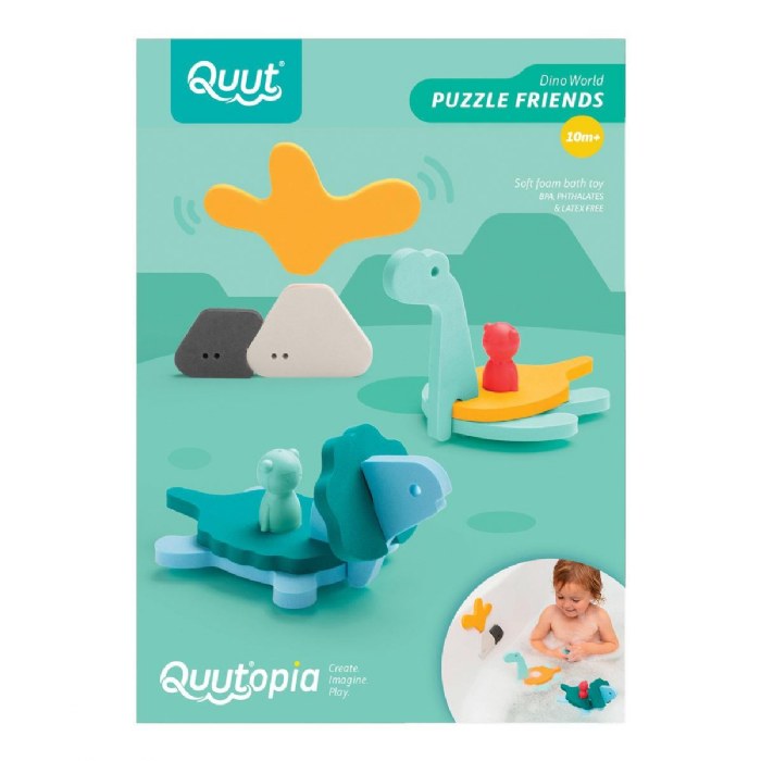 Alternate Image #1 of Dino World Soft Foam Water Puzzle