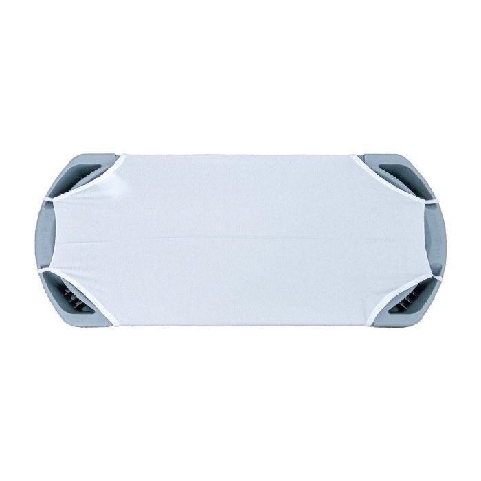 Alternate Image #1 of Standard White Cot Sheet for Angeles&reg; SpaceLine&reg;  Cots - Set of 4