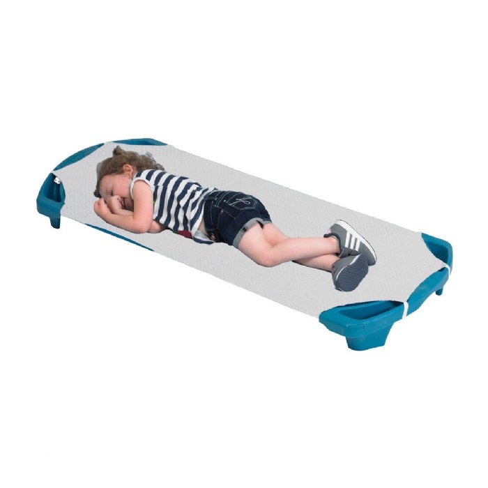 Alternate Image #1 of Standard White Cot Sheet for Angeles&reg; SpaceLine&reg;  Cots - Set of 4