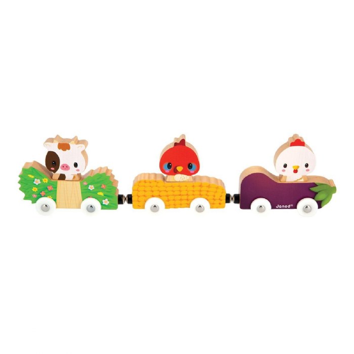 Alternate Image #1 of Magnetic Farm Animal Cars