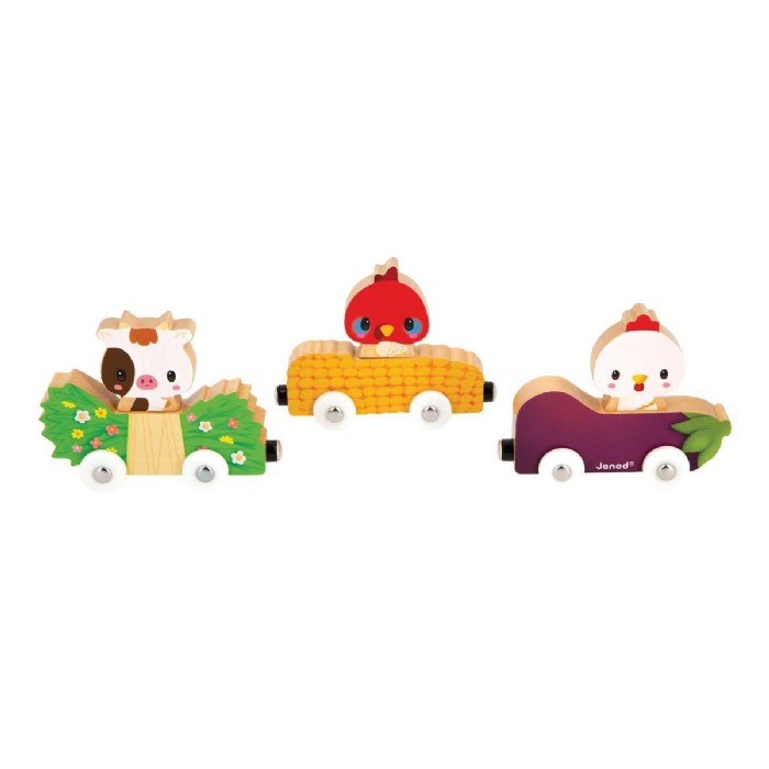 Alternate Image #1 of Magnetic Farm Animal Cars